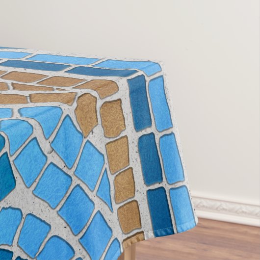 Grieks mozaïektegel tafelkleed (Voorbeeld)