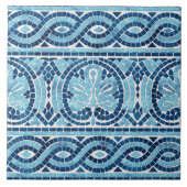 Grieks mozaïektegel tegeltje (Voorkant)