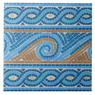 Grieks mozaïektegel tegeltje