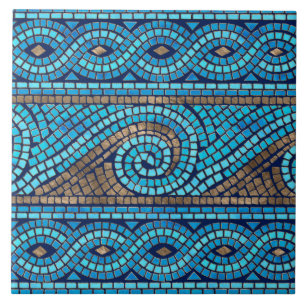 Grieks mozaïektegel tegeltje