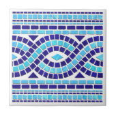 Grieks mozaïektegel tegeltje (Voorkant)