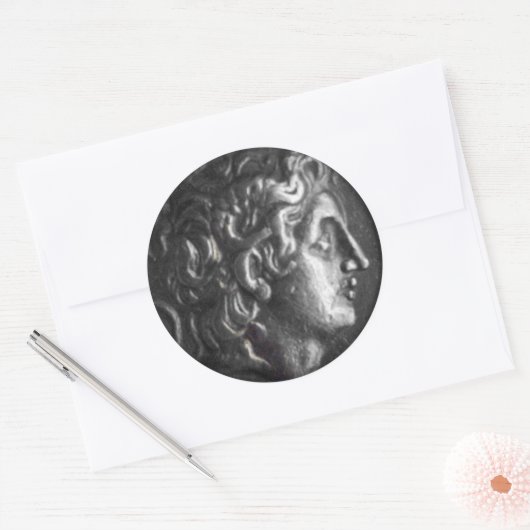 Grieks Munt Sticker (Envelop)