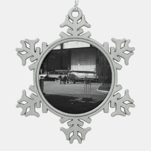  Grieks Museum voor het Leger van Athene Tin Sneeuwvlok Ornament