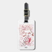 Grieks mythologie fan Bagagelabel, Aphrodite Bagagelabel (Voorkant verticaal)