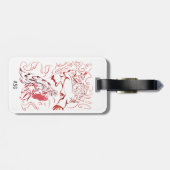 Grieks mythologie fan Bagagelabel, Aphrodite Bagagelabel (Achterkant horizontaal)