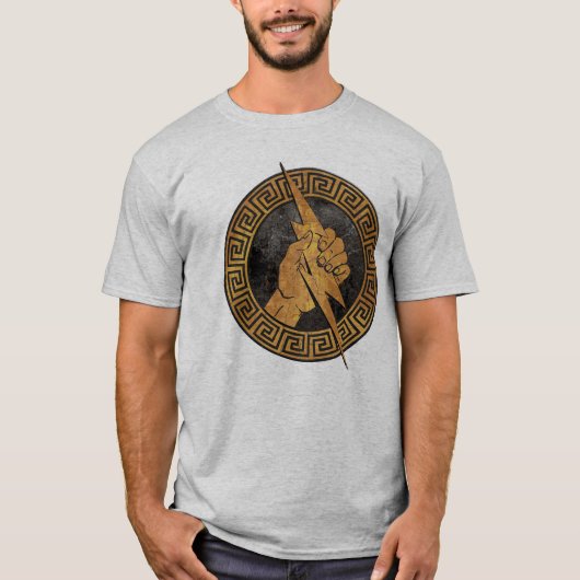 Grieks mythologie Fist Zeus T-Shirt (Voorkant)