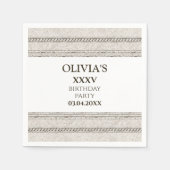 Grieks "Napkin" met stenen elementen Servet (Voorkant)