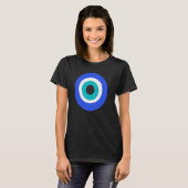 Grieks Nazar Evil Eye Curse Protection Vaskania Ev T-shirt (Voorkant volledig)
