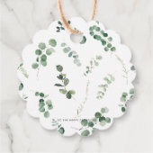 Grieks Oerwoud Baby shower Bedankjes Labels (Achterkant)