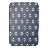Grieks ogen met blauw wit goud badmat (Voorkant Verticaal)