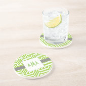 Grieks Onderzetter-kies Uw Kleuren Zandsteen Onderzetter (Zijkant)