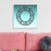 Grieks ontwerp canvas afdruk (Insitu (Woonkamer))