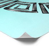 Grieks ontwerp poster (Hoek)