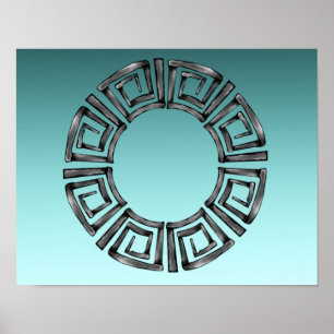 Grieks ontwerp poster