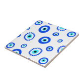 Grieks Oog Beschermen tegen Kwaad Lucky Talisman Tegeltje (Zijkant)