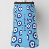 Grieks Oogpatroon Golfheadcover (Draai 90)