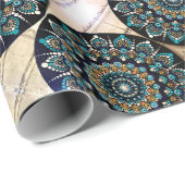 Grieks oogverdampingspapier cadeaupapier (Rol Hoek)