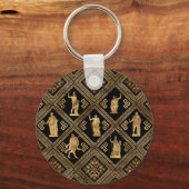 Grieks ornament en Meander Key Sleutelhanger (Voorkant)