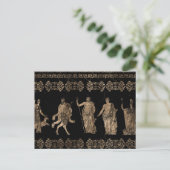 Grieks ornament van de Diersteden en de Meander Briefkaart (Staand voorkant)