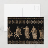 Grieks ornament van de Diersteden en de Meander Briefkaart (Voorkant / Achterkant)