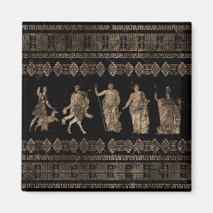 Grieks ornament van de Diersteden en de Meander Magneet