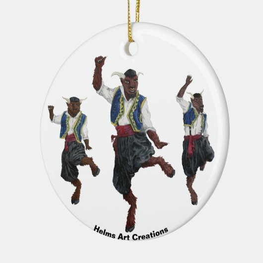 Grieks Ornament van de minotauriërs van de Dans (Links)