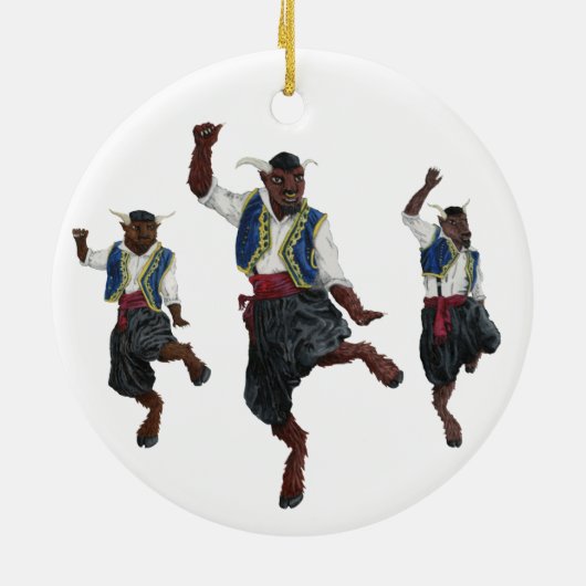 Grieks Ornament van de minotauriërs van de Dans (Achterkant)