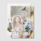 Grieks-orthodox doopdoop Jongen Wildbloem Vellum Uitnodigingen (Offset (Koppel))