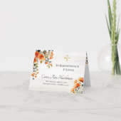 Grieks Orthodox Memorial Dank u kaart (Voorkant)