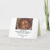 Grieks Orthodox Plafond - Schoonheid van Kerstmis Feestdagen Kaart (Achterkant)