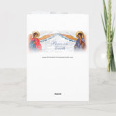 Grieks Orthodox Wenskaart Kaart (Achterkant)