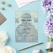 Grieks-orthodoxe doop Ondoorzichtig icoon Acryl Uitnodigingen (Insitu (Huwelijk))