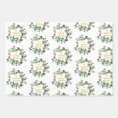 Grieks Orthodoxe dyngans sms'en Olijfbijkantoren Inpakpapier Vel (Voorkant 2)