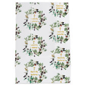 Grieks Orthodoxe dyngans sms'en Olijfbijkantoren Medium Cadeauzakje (Achterkant)