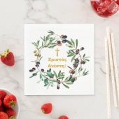 Grieks Orthodoxe dyngans sms'en Olijfbijkantoren Servet (Insitu)