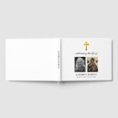 Grieks-orthodoxe foto begrafeniskruis gastenboek (Volledig)