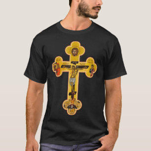 Grieks-orthodoxe Jezus Christus kruispictogram T-shirt