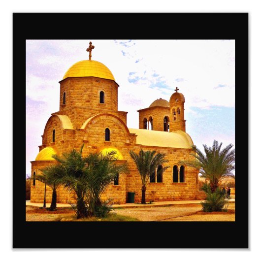 Grieks-orthodoxe kerk foto afdruk (Voorkant)