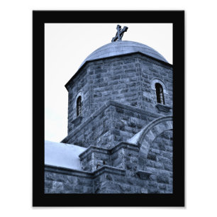 Grieks-orthodoxe kerk foto afdruk