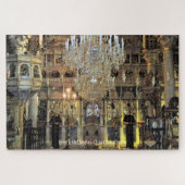 Grieks-orthodoxe Kerk Interior, gepersonaliseerd Legpuzzel (Horizontaal)