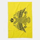 Grieks-orthodoxe kerkvlag Mount Athos religieus Theedoek (Verticaal)