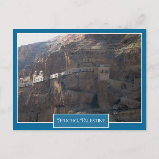 Grieks-orthodoxe klooster in Jericho, Palestina Briefkaart (Voorkant)