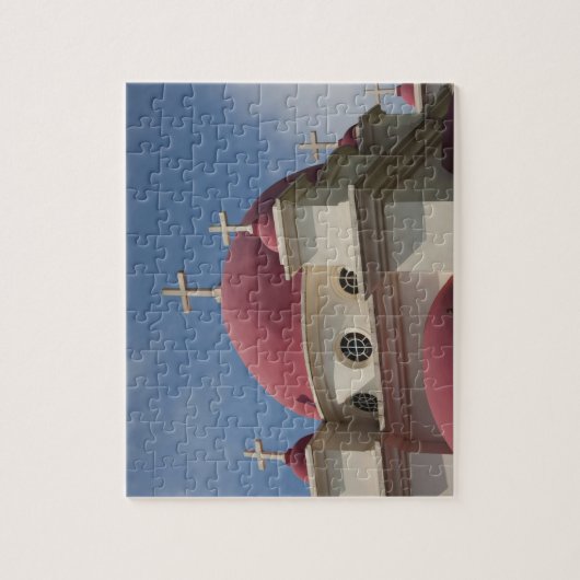 Grieks-orthodoxe klooster legpuzzel (Verticaal)