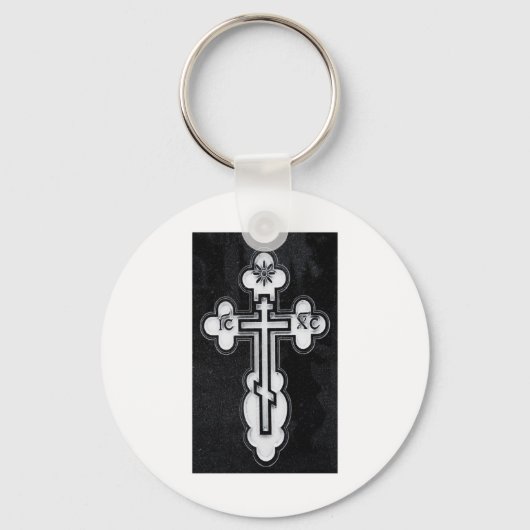 Grieks-orthodoxe kruis sleutelhanger (Voorkant)