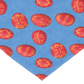 Grieks-orthodoxe paaseieren korte tafelloper (Hoek)