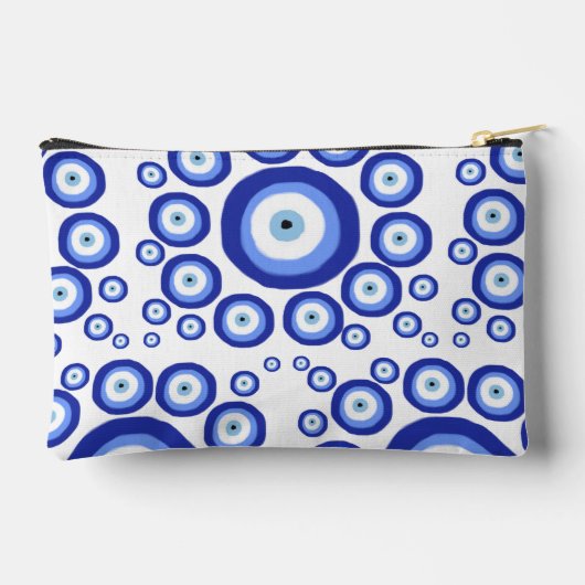 Grieks Oye Good Luck Symbol Patroon Etui (Achterkant)