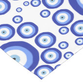 Grieks Oye Good Luck Symbol Patroon Korte Tafelloper (Hoek)