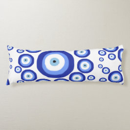 Grieks Oye Good Luck Symbol Patroon Lichaamskussen