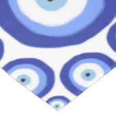 Grieks Oye Good Luck Symbol Patroon Tafelkleed (Gekanteld)