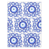 Grieks Oye Good Luck Symbol Patroon Tafelkleed (Voorkant)